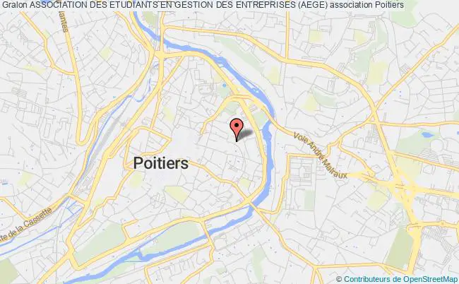 plan association Association Des Etudiants En Gestion Des Entreprises (aege) Poitiers