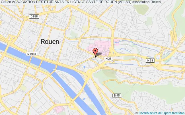 plan association Association Des Étudiants En Licence SantÉ De Rouen (aelsr) Rouen