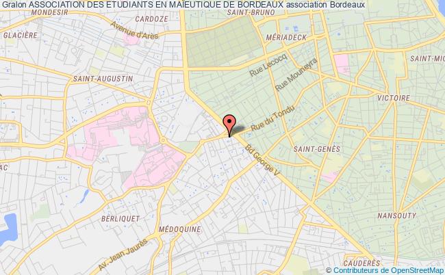 plan association Association Des Etudiants En MaÏeutique De Bordeaux Bordeaux