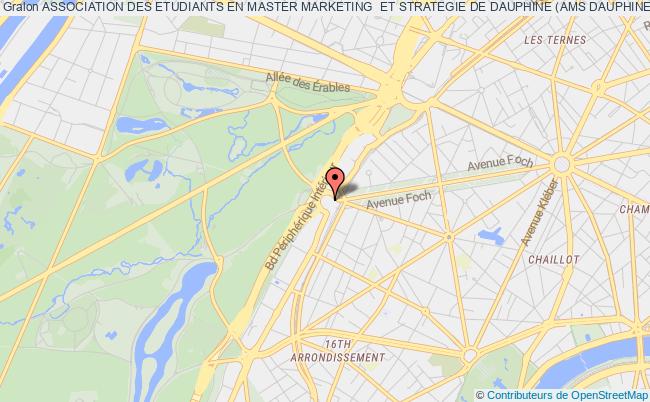 plan association Association Des Etudiants En Master Marketing  Et Strategie De Dauphine (ams Dauphine) Paris