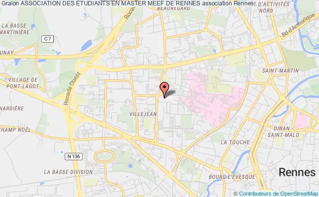 plan association Association Des Étudiants En Master Meef De Rennes Rennes