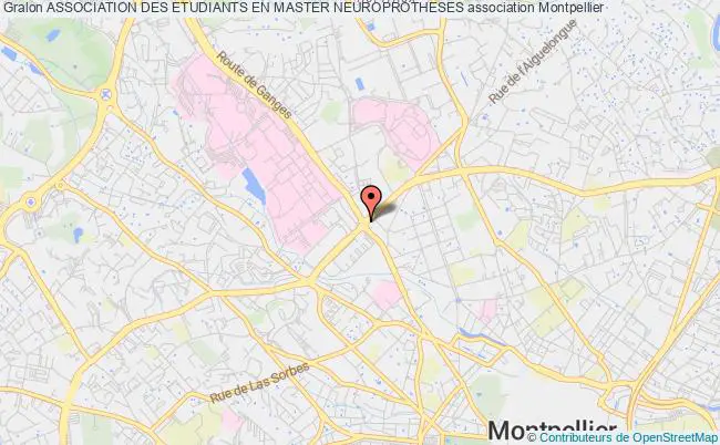 plan association Association Des Etudiants En Master Neuroprotheses Montpellier