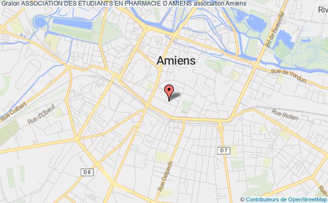 plan association Association Des Etudiants En Pharmacie D Amiens Amiens
