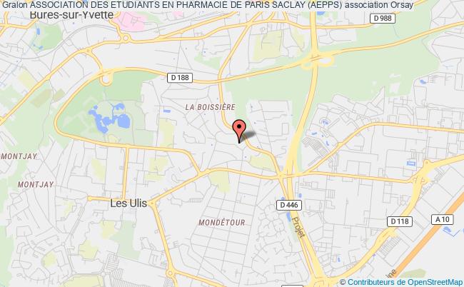 plan association Association Des Etudiants En Pharmacie De Paris Saclay (aepps) Orsay