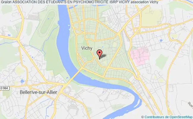 plan association Association Des Étudiants En PsychomotricitÉ Isrp Vichy Vichy