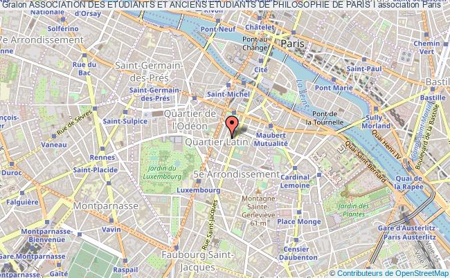 plan association Association Des Etudiants Et Anciens Etudiants De Philosophie De Paris I Paris