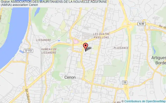 plan association Association Des Etudiants Et Ressortissants Mauritaniens De Gironde (aermg) Pessac