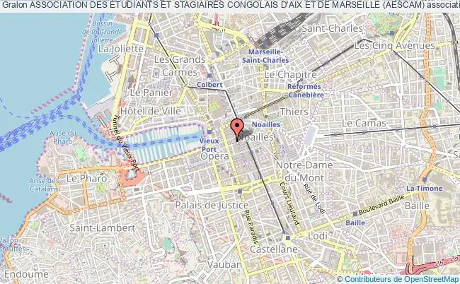 plan association Association Des Étudiants Et Stagiaires Congolais D'aix Et De Marseille (aescam) Marseille