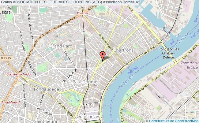 plan association Association Des Étudiants Girondins (aeg) Bordeaux