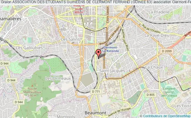 plan association Association Des Etudiants Guineens De Clermont Ferrand (guinee 63) Clermont-Ferrand