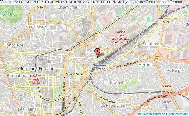 plan association Association Des Etudiants HaÏtiens A Clermont-ferrand (aeh) Clermont-Ferrand