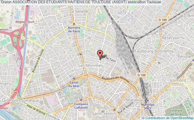 plan association Association Des Etudiants Haitiens De Toulouse (aseht) Toulouse