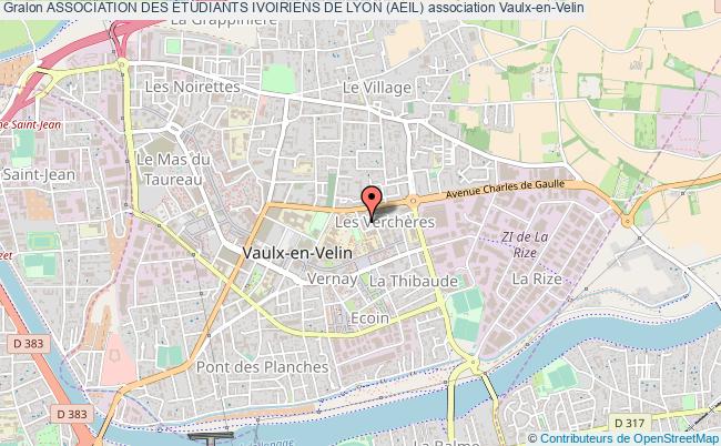plan association Association Des Étudiants Ivoiriens De Lyon (aeil) Vaulx-en-Velin