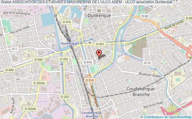 plan association Association Des Etudiants Maghrebins De L'ulco Adem - Ulco Dunkerque
