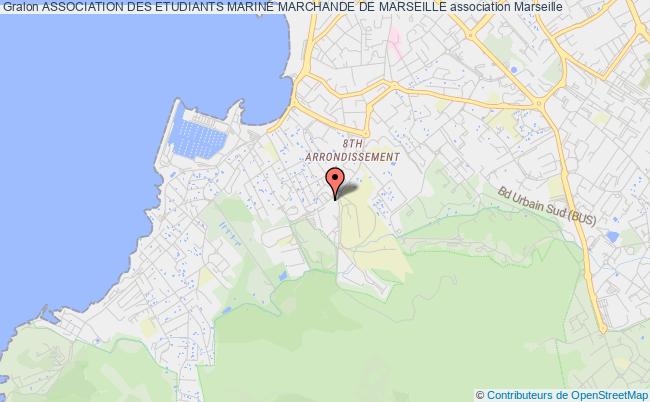 plan association Association Des Etudiants Marine Marchande De Marseille Marseille