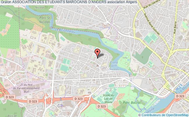 plan association Association Des Etudiants Marocains D'angers Angers