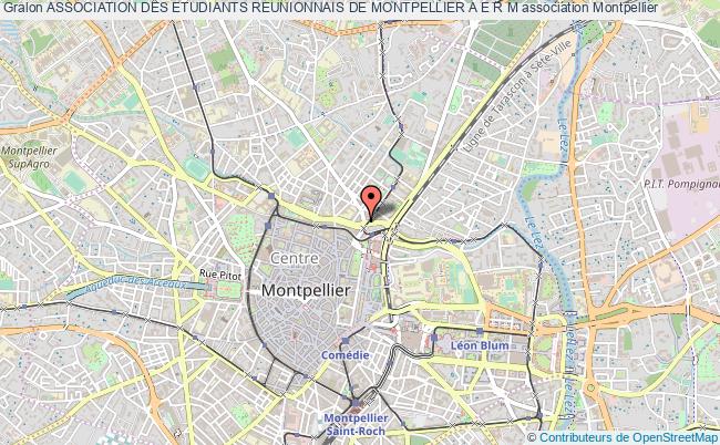 plan association Association Des Etudiants Reunionnais De Montpellier A E R M Montpellier