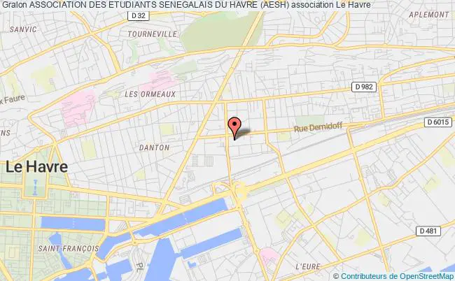 plan association Association Des Etudiants Senegalais Du Havre (aesh) Le    Havre