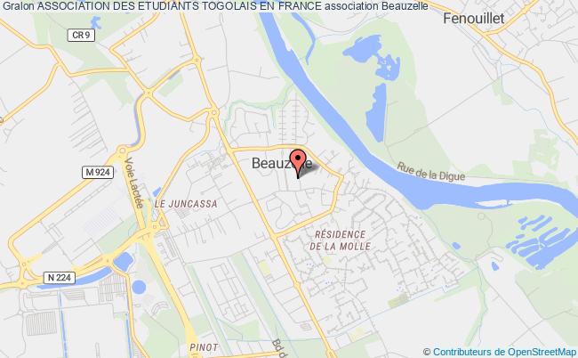 plan association Association Des Etudiants Togolais En France Beauzelle