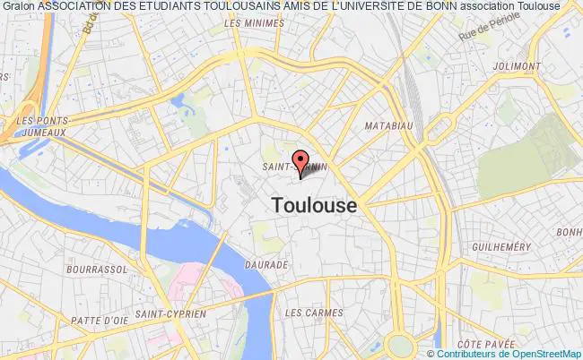 plan association Association Des Etudiants Toulousains Amis De L'universite De Bonn Toulouse