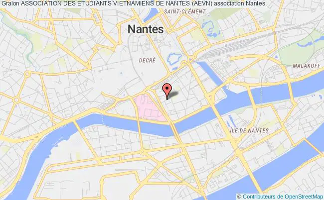 plan association Association Des Etudiants Vietnamiens De Nantes (aevn) Nantes