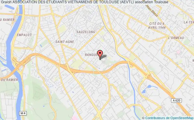 plan association Association Des Etudiants Vietnamiens De Toulouse (aevtl) Toulouse