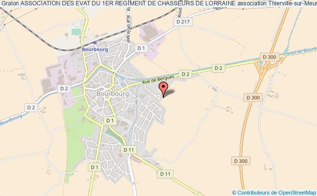 plan association Association Des Evat Du 1er Regiment De Chasseurs De Lorraine Thierville-sur-Meuse