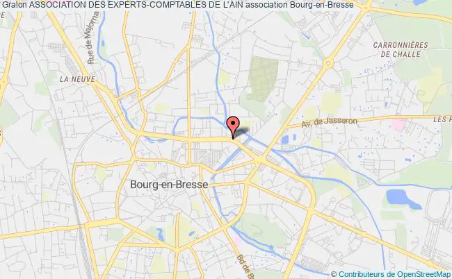 plan association Association Des Experts-comptables De L'ain Bourg-en-Bresse