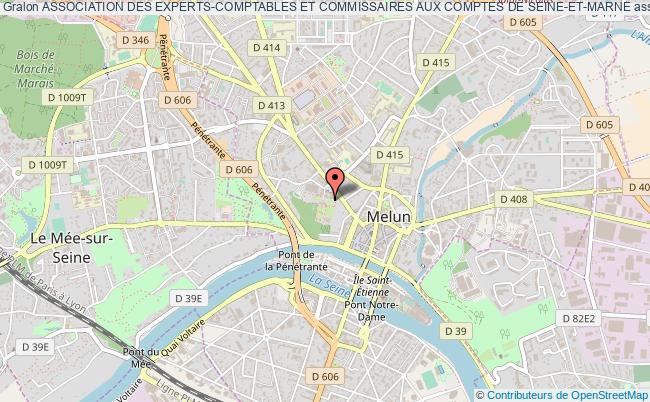 plan association Association Des Experts-comptables Et Commissaires Aux Comptes De Seine-et-marne Melun
