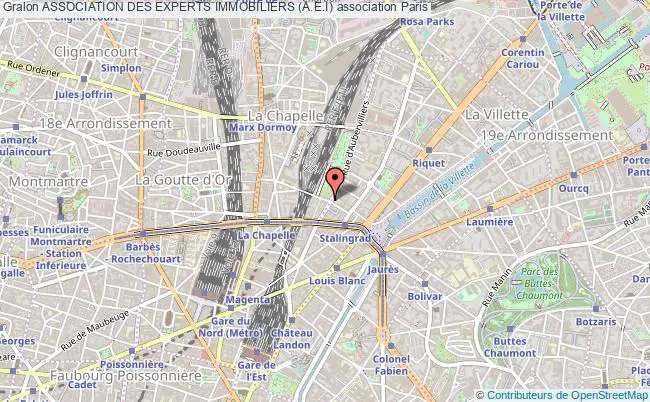 plan association Association Des Experts Immobiliers (a.e.i) Paris