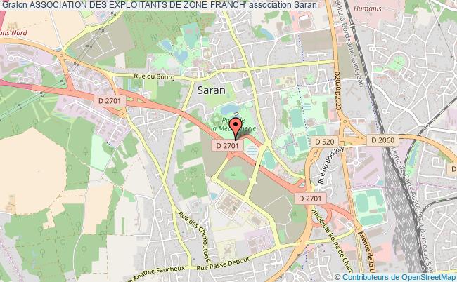 plan association Association Des Exploitants De Zone Franch' Saran