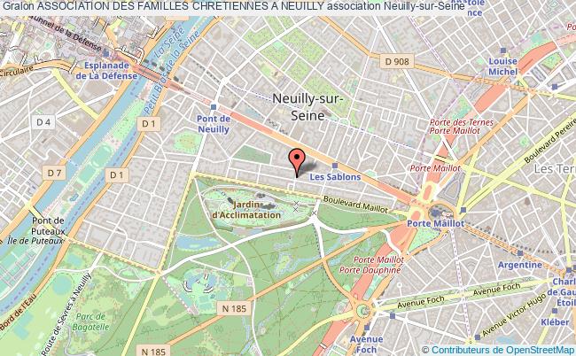 plan association Association Des Familles Chretiennes A Neuilly Neuilly-sur-Seine