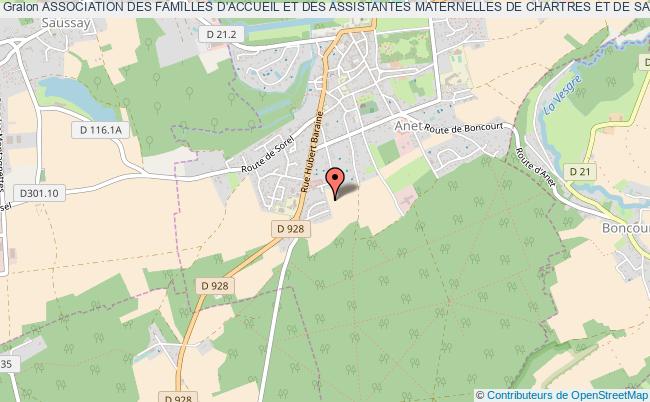 plan association Association Des Familles D'accueil Et Des Assistantes Maternelles De Chartres Et De Sa Region ( A.f.a.a.m. ) Anet