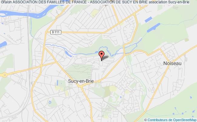 plan association Association Des Familles De France - Association De Sucy En Brie Sucy-en-Brie