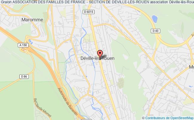 plan association Association Des Familles De France - Section De DÉville-lÈs-rouen Déville-lès-Rouen