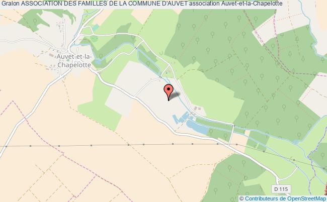 plan association Association Des Familles De La Commune D'auvet Auvet-et-la-Chapelotte
