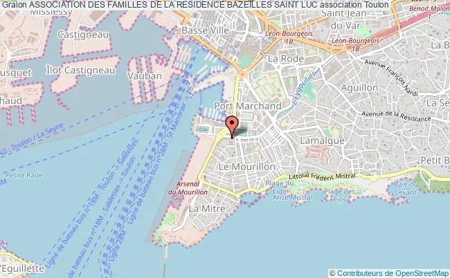 plan association Association Des Familles De La Residence Bazeilles Saint Luc Toulon