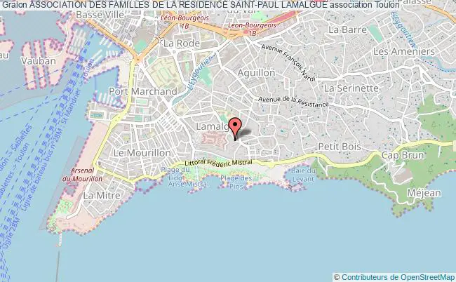 plan association Association Des Familles De La Residence Saint-paul Lamalgue Toulon