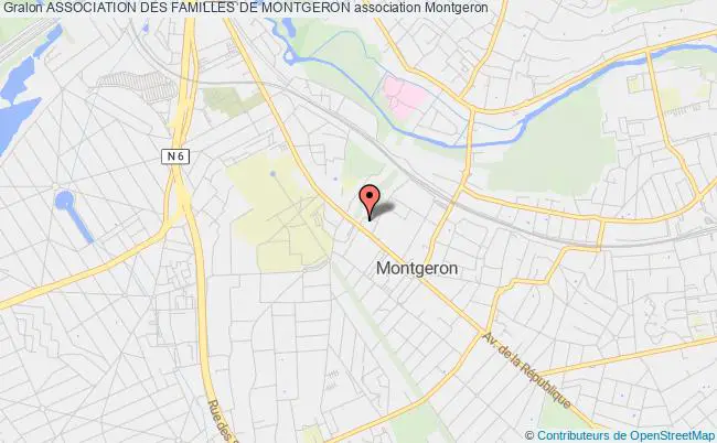 plan association Association Des Familles De Montgeron Montgeron