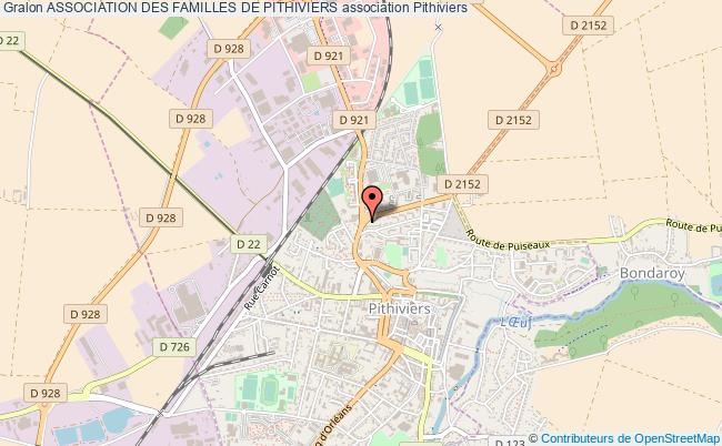 plan association Association Des Familles De Pithiviers Pithiviers