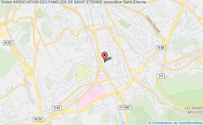 plan association Association Des Familles De Saint Etienne Saint-Étienne