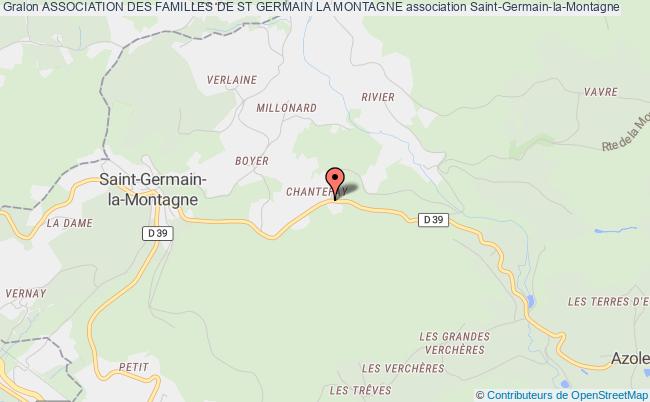 plan association Association Des Familles De St Germain La Montagne Saint-Germain-la-Montagne