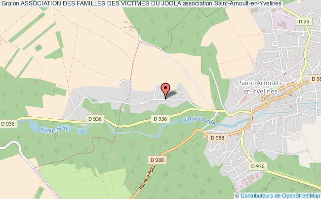 plan association Association Des Familles Des Victimes Du Joola Saint-Arnoult-en-Yvelines
