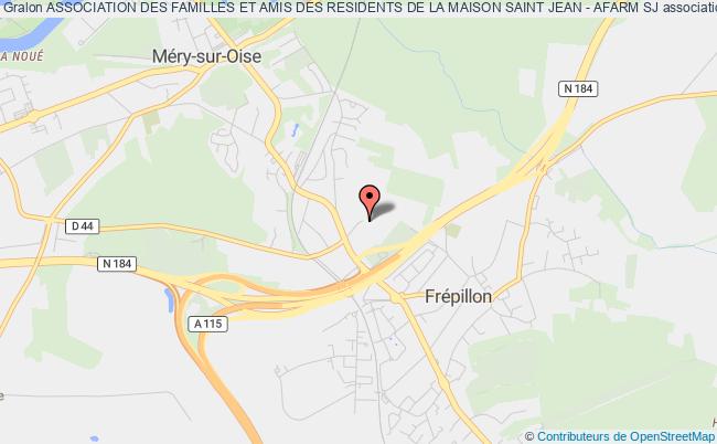 plan association Association Des Familles Et Amis Des Residents De La Maison Saint Jean - Afarm Sj Méry-sur-Oise