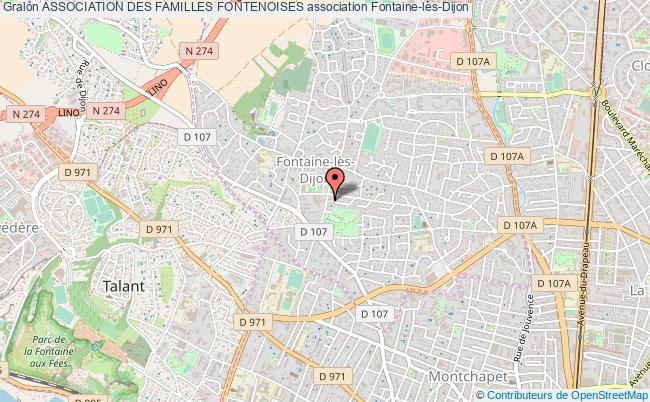 plan association Association Des Familles Fontenoises Fontaine-lès-Dijon