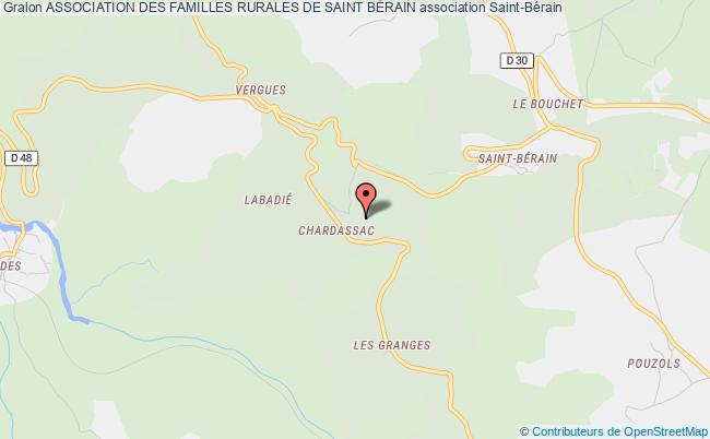 plan association Association Des Familles Rurales De Saint BÉrain Saint-Bérain
