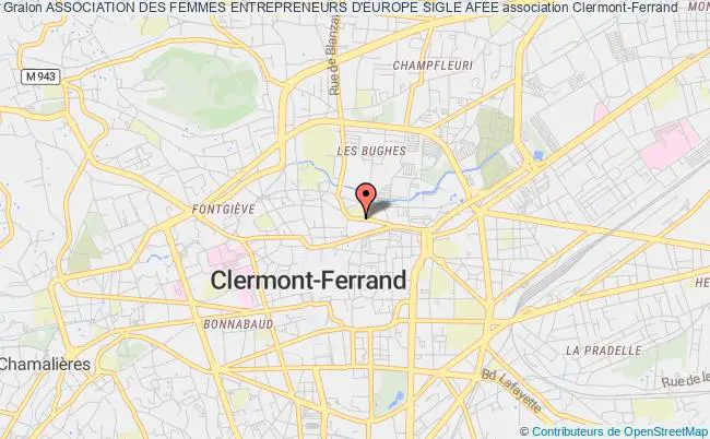 plan association Association Des Femmes Entrepreneurs D'europe Sigle Afee Clermont-Ferrand
