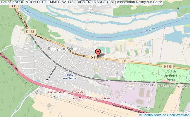 plan association Association Des Femmes Sahraouies En France (fsf) Rosny-sur-Seine