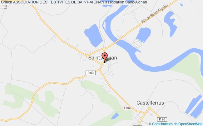 plan association Association Des Festivites De Saint-aignan Saint-Aignan