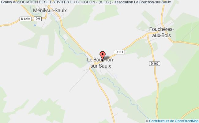 plan association Association Des Festivites Du Bouchon - (a.f.b.) - Le Bouchon-sur-Saulx